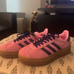 adidas Pink and Navy Sneakers